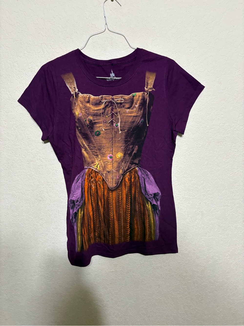 Disney Purple Tee with Orange and Green Graphic